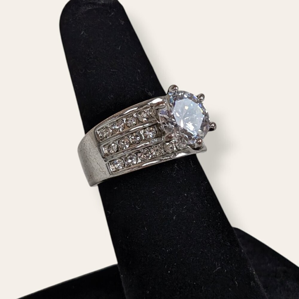 CZ Pave Accent Ring
